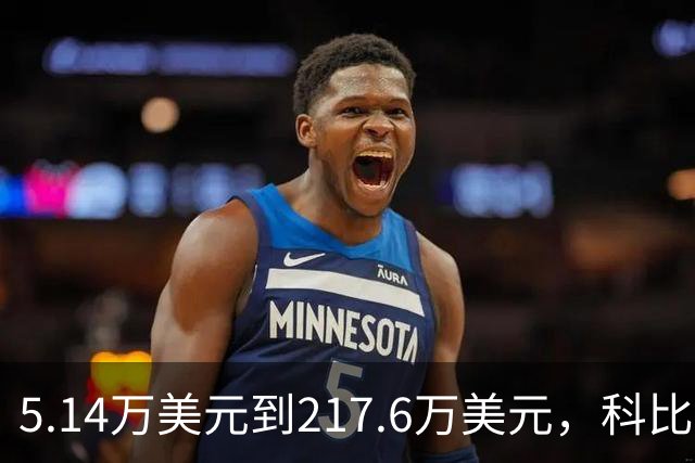 5.14万美元到217.6万美元，科比高中球衣13年涨了42倍